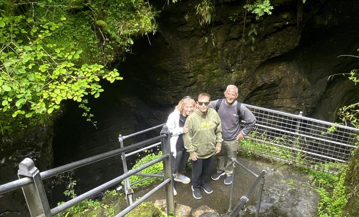 A quick visit to Devil's Bridge during our Railway Tour of Wales.